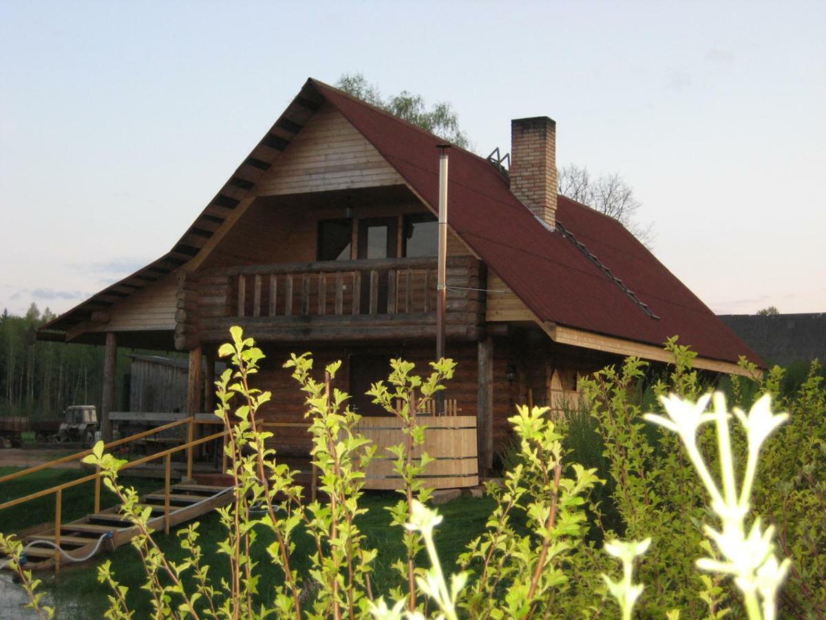 "Ziedkalni" Villa Bīriņi Bagian luar foto
